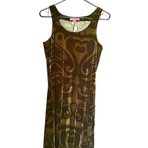 Betsey Johnson Velvet Mini Dress - Size Small